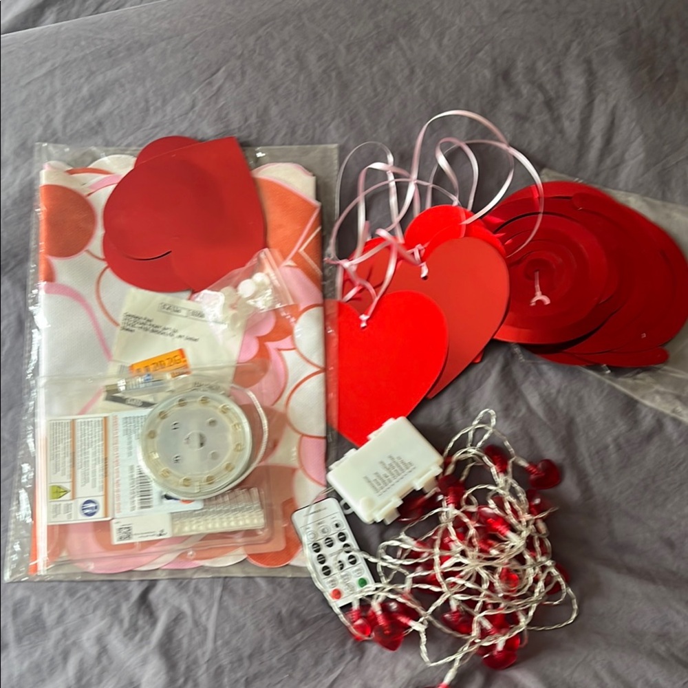 Heart-Shaped Red Party Decorations
